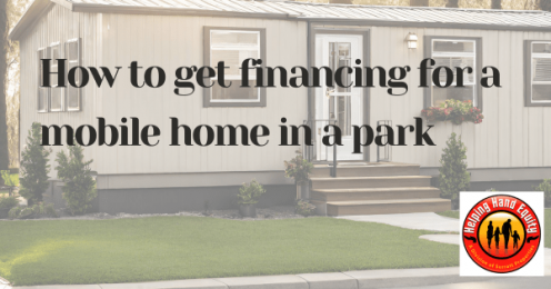 how to get financing for a mobile home in a park